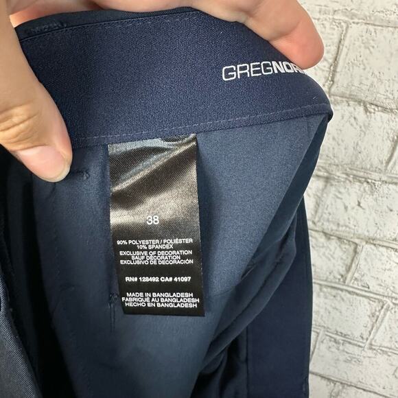 Greg Norman Shorts Gold Athletic Business Casual Performance Stretch Navy 38 - Picture 7 of 9